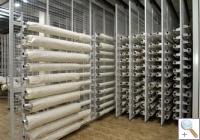 Pull out rolled cloth storage system